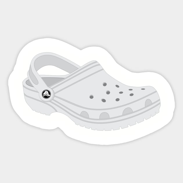 White croc sticker on sale
